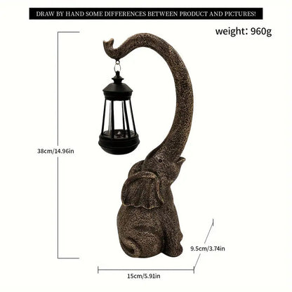 Enchanted Elephant Solar Lamp