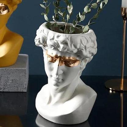 Majestic David - Ceramic Planter Sculpture