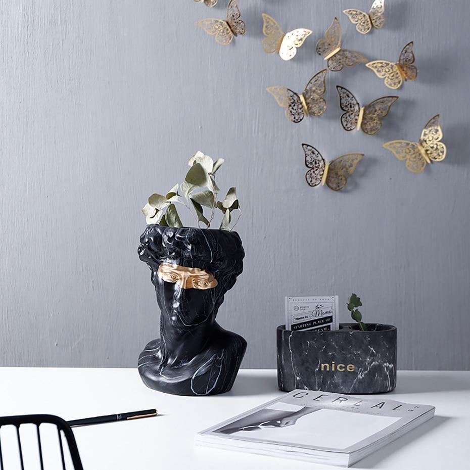 Majestic David - Ceramic Planter Sculpture