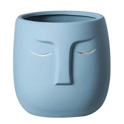 Restful Gaze Abstract Face Planter