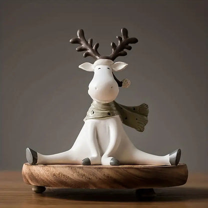 FrostyElk™ - Holiday Reindeer Figurine