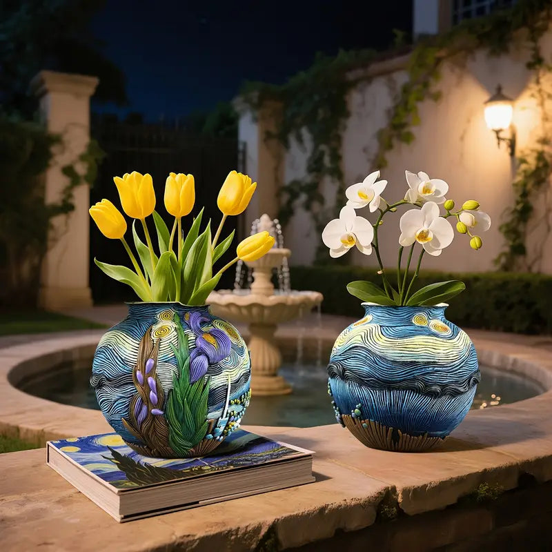 Starry Bloom™ – Van Gogh Vase