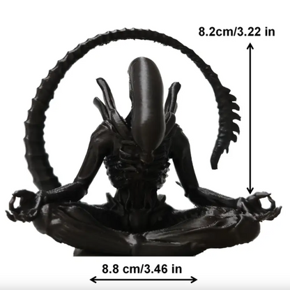 Chillomorph™ - Meditating Xenomorph Figurine