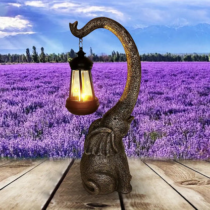 Enchanted Elephant Solar Lamp