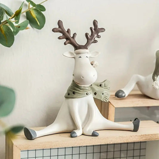 FrostyElk™ - Holiday Reindeer Figurine