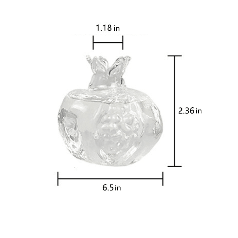 Pomegranate Glass Hydroponic Growth Vessel