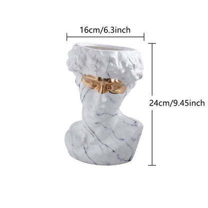 Majestic David - Ceramic Planter Sculpture