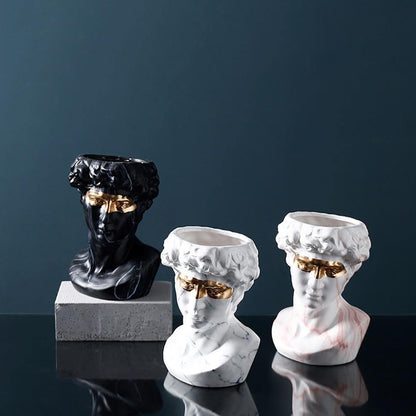Majestic David - Ceramic Planter Sculpture